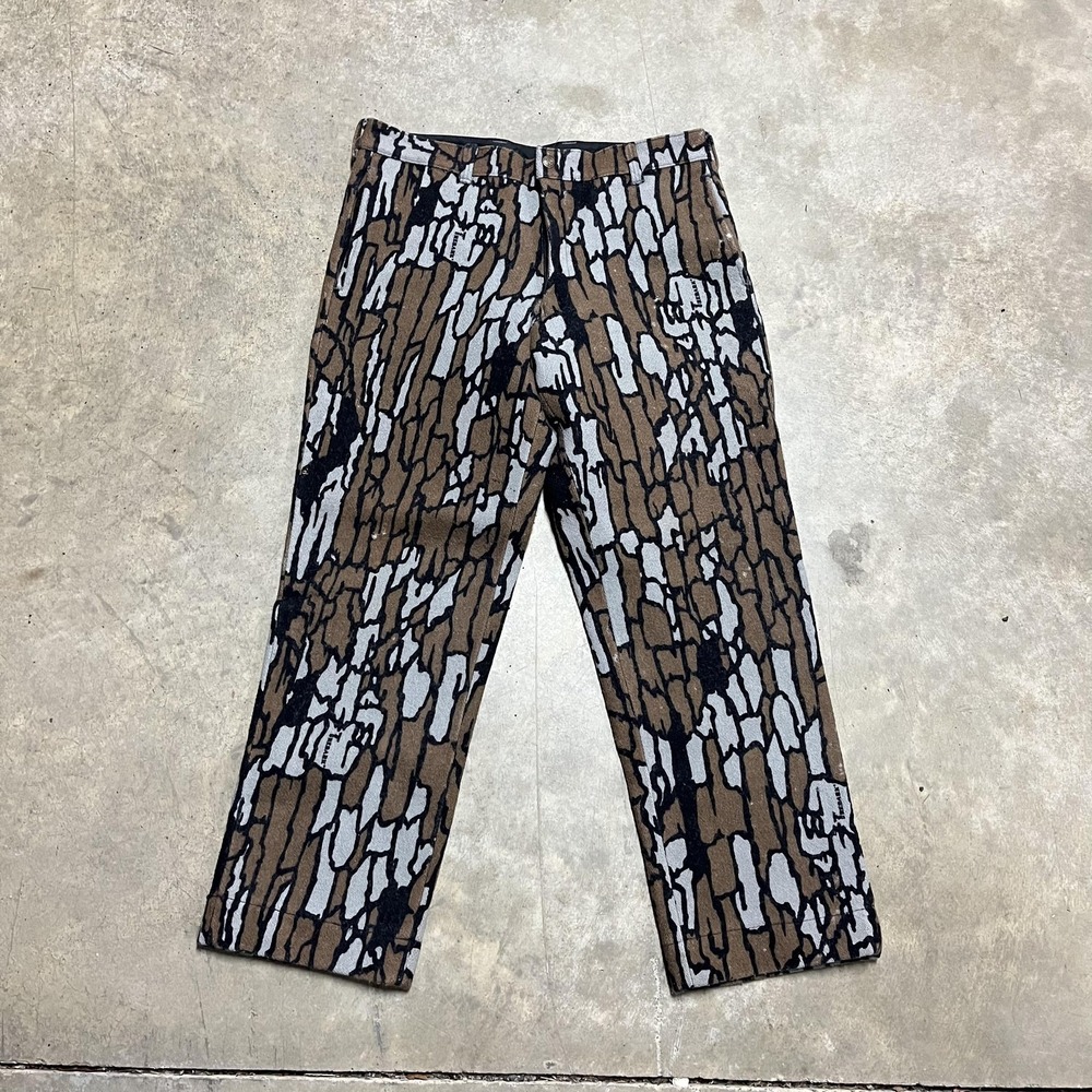 Cabela's Whitetail Gore-Tex Camo Pants Mens Medium Tree Bark Hunting Gear USA 32